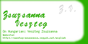 zsuzsanna veszteg business card